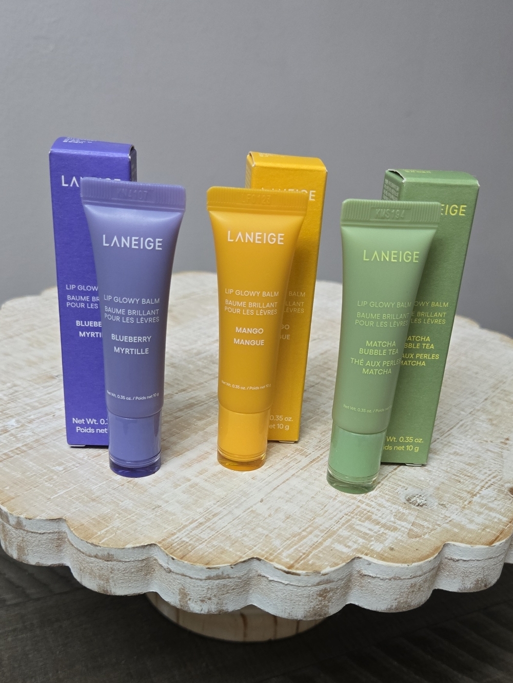 Set Of 3 LANEIGE Lip Glowy Balms